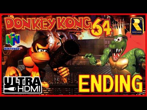 DONKEY KONG 64 [UltraHDMI N64] FULL GAME ENDING Walkthrough Part 12 HIDEOUT HELM – No Commentary