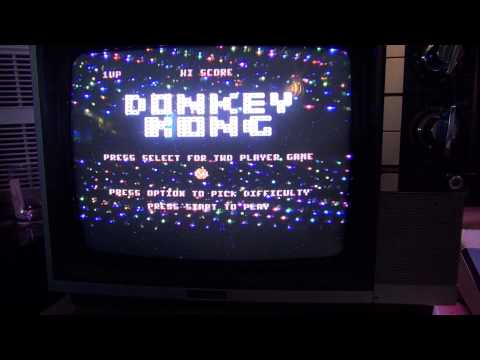 Donkey Kong Atari 800XL gameplay review! – And, some ATASCII animation art from 1990