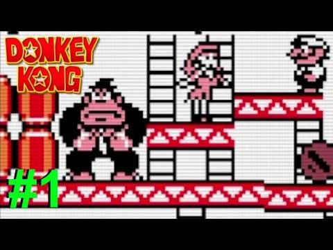Donkey Kong PART 1 Gameplay Walkthrough – GameBoy / Android / iOS (Classic Boy)