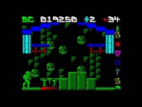 Draconus (1988 / 128k AY Music Version) Walkthrough, ZX Spectrum