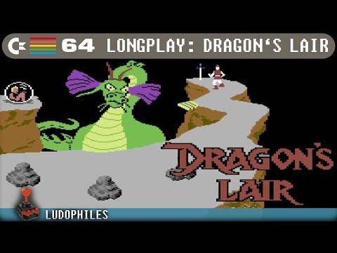Dragon's Lair – C64 Longplay / Playthrough / Walkthrough (no commentary) 4K 60FPS ;)