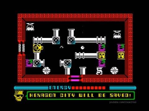 Droid Buster Walkthrough, ZX Spectrum