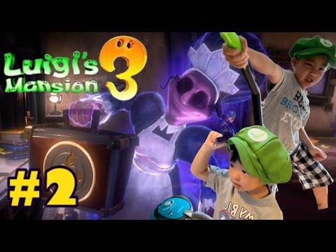 [รีวิว เล่นเกม] Luigi's Mansion 3 EP.2 | สู้บอสผีแม่บ้านและภารกิจช่วยโทดตัวแรก ในเกมดูดผีกับลุยจิ