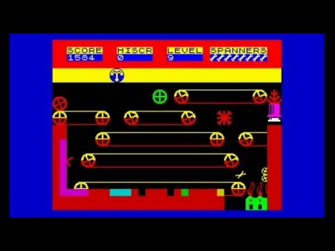 Engineer Humpty (1984 / 128k AY Music Version) Walkthrough, ZX Spectrum