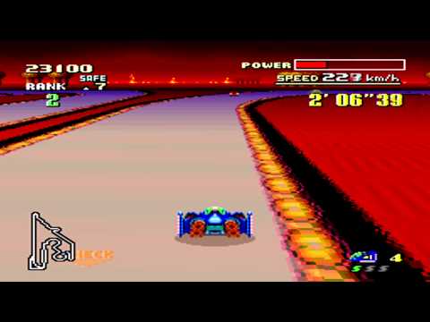 F-Zero (SNES) walkthrough – Fire Field