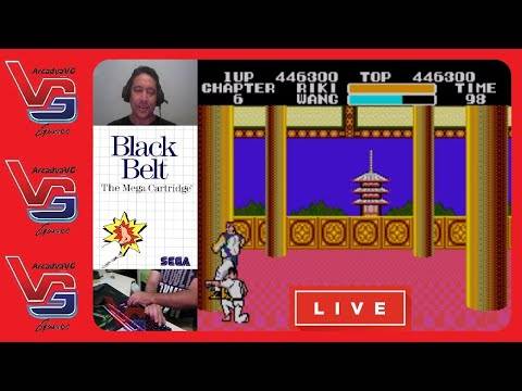 🏆BLACK BELT🏆 SEGA MASTER SYSTEM ALL GAMING FULL GAMEPLAY/WALKTHROUGH RETRO GAME by Gamer MORENO