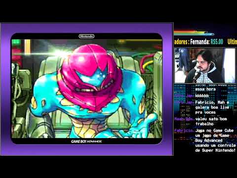 🔴 METROID FUSION – GAME CUBE (Game Boy Player) I + TARDE DESAFIO DO SUPER MARIO WORLD 100%
