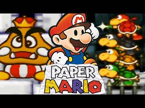 🔴 Paper Mario – Gameplay Walkthrough Part 1 (Nintendo 64) | Road To The Origami King!