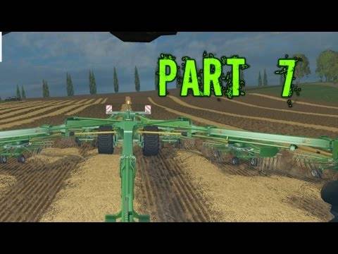 Farming Simulator 2015 Gameplay Walkthrough Playthrough Part 7: Hay Bailing (PC)