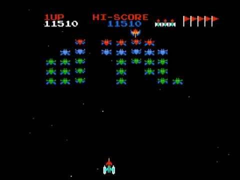 Galaxian Walkthrough/Gameplay NES HD 1080p