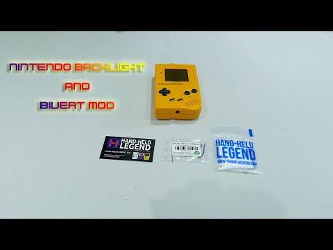 Gameboy Backlight and Bivert Mod Guide