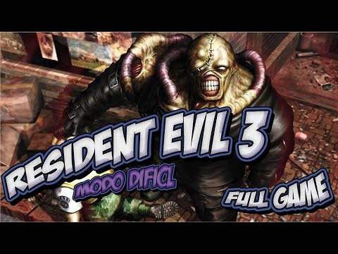 GAMEPLAY RESIDENT EVIL 3: FULL GAME MODO DIFICIL Walkthrough | Jill Valentine's Last Escape