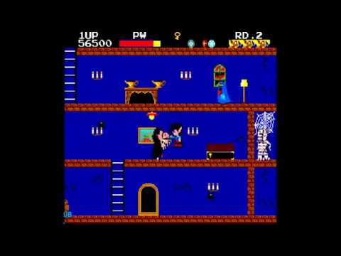 GHOST HOUSE – SEGA MASTER SYSTEM – FULL WALKTHROUGH LV. 1-6