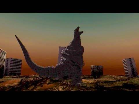 Godzilla Generations MAXIMUM IMPACT (1999) Playthrough / SEGA Dreamcast / iPlaySEGA