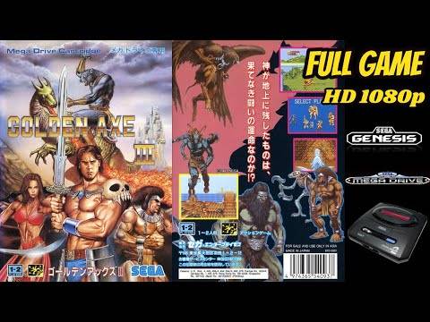 Golden Axe 3 (SEGA GENESIS/MEGA DRIVE) Longplay/Walkthrough NO COMMENTARY HD 1080p