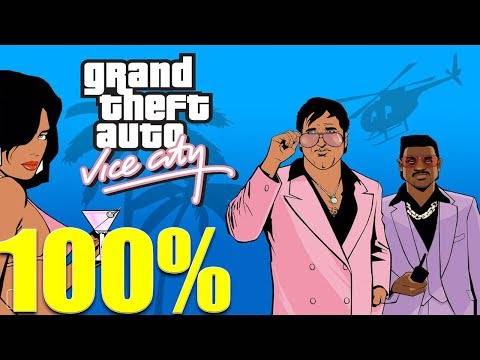 Grand Theft Auto Vice City 100% completion Full Walkthrough No Commentary (PS2) 1080p 50fps