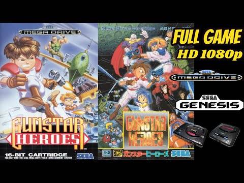 Gunstar Heroes (SEGA GENESIS/MEGA DRIVE) Longplay/Walkthrough NO COMMENTARY HD 1080p