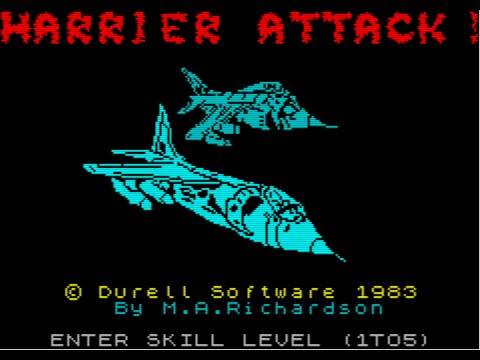 Harrier Attack ZX Spectrum Walkthrough with Commentry