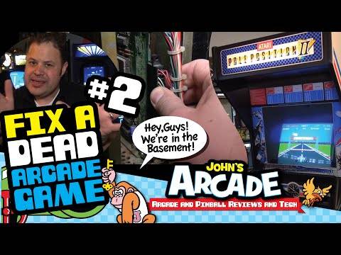 How to fix a dead arcade game #2 – Troubleshooting a Craigslist purchase – Pole Position II  – Atari