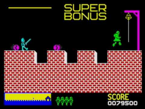 Hunchback Walkthrough, ZX Spectrum