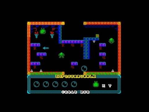 Impossabubble (2018) Walkthrough, ZX Spectrum