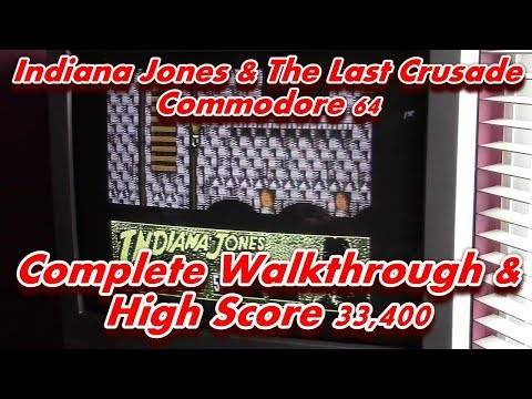 Indiana Jones and The Last Crusade | Commodore 64 Longplay | Complete Walkthrough w/ High Score!