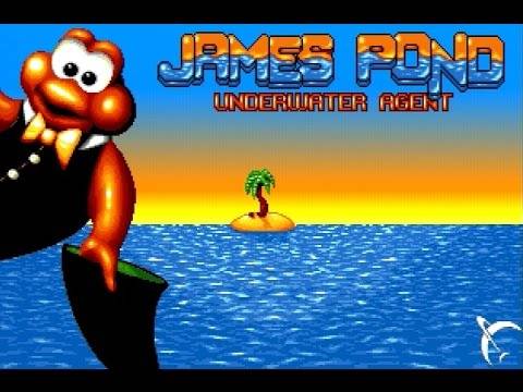 James Pond: Underwater Agent – [Amiga 500] Gameplay of level 1, 2 and 4 (1990)