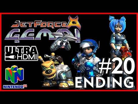 JET FORCE GEMINI [N64 UltraHDMI] Walkthrough Part 20 ENDING MIZAR BOSS FIGHT – No Commentary
