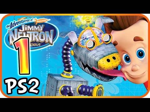 Jimmy Neutron Boy Genius Walkthrough Part 1 (PS2, Gamecube) Level 1 – RetroLand 100%