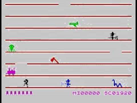 Jumping Jack Walkthrough, ZX Spectrum