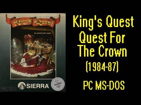 King's Quest AGI (1984-1987) – AGI Full Walkthrough – DOS Gameplay Video – PC MS-DOS