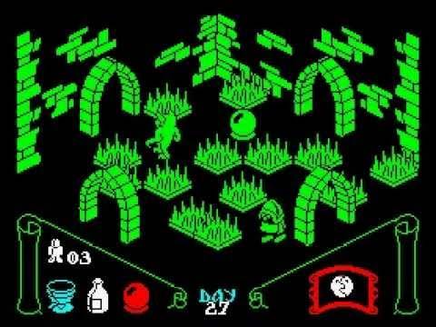 Knight Lore (128K Mod) Walkthrough, ZX Spectrum