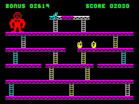 Kong Walkthrough, ZX Spectrum