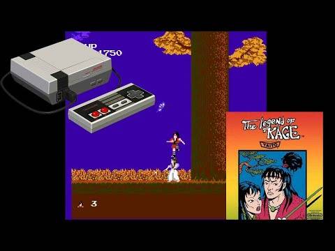 Legend of Kage, Complete Walkthrough(NES)