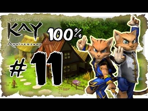 Legend of Kay Anniversary Walkthrough Part 11 (PS4, PS3, WiiU, PS2) 100% Crocodile Temple