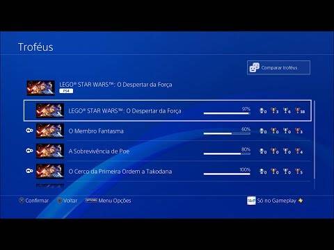 Lego Star Wars The Force Awakens –    Walkthrough completo + PLATINA – #64 – 97% DOS TROFÉUS!!!