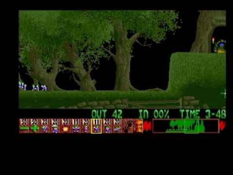Lemmings (Amiga 500) #6 – Fun Level 21 – 25