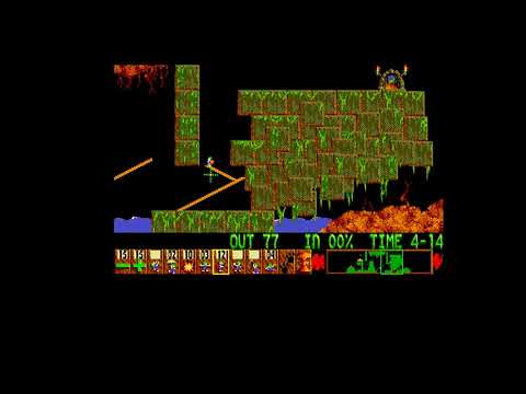 Lemmings Mayhem Level 1 Amiga Walkthrough