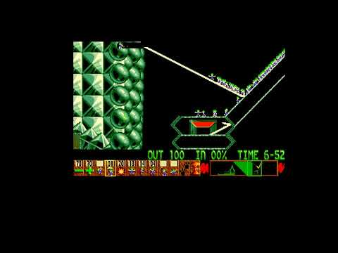 Lemmings Mayhem Level 23 Amiga Walkthrough