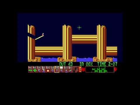 Lemmings Tricky Level 30 Walkthrough Amiga