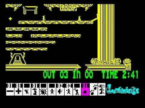 Lemmings Walkthrough, ZX Spectrum