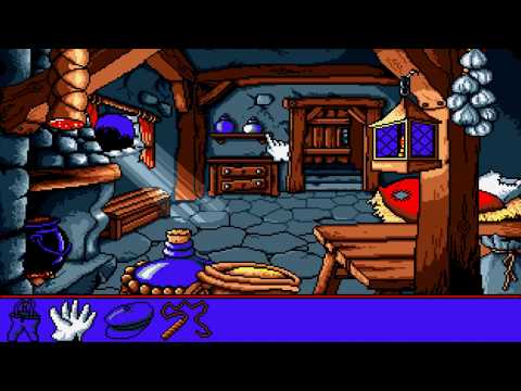 Little Red Riding Hood – 100% walkthrough (1991, MS-Dos) [Played as the Wolf]