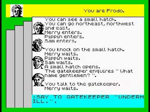 Lord of the Rings Walkthrough, ZX Spectrum