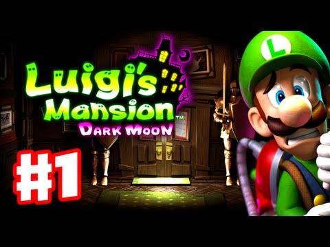Luigi's Mansion Dark Moon – Gameplay Walkthrough Part 1 – A-1 Poltergust 5000 (Nintendo 3DS)