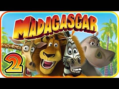 Madagascar Walkthrough Part 2 (PS2, XBOX, Gamecube, PC) Level 2 – Marty's Escape [HD]