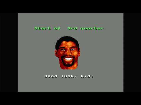 Magic Johnson's Fast Break Gameplay (Nintendo Entertainment System)