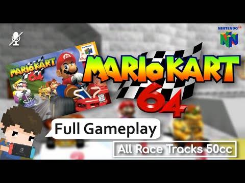 Mario Kart 64 (Nintendo 64) – Longplay Walkthrough – No Commentary Gameplay