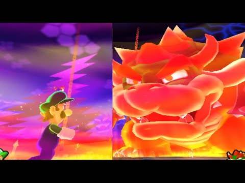 Mario & Luigi Dream Team – Walkthrough Part 59 – Giant Bowser Boss Battle