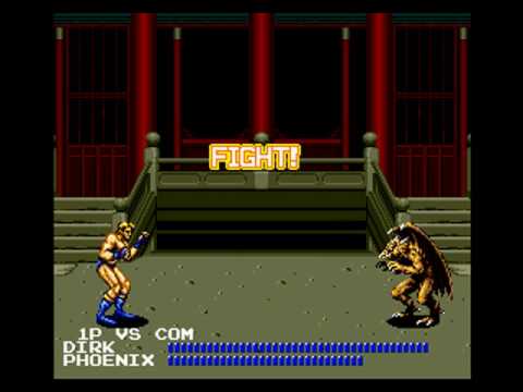 MEGA DRIVE ◀ Fighting Masters ファイティングマスターズ ▶ Walkthrough(DIRK) Pt1/2
