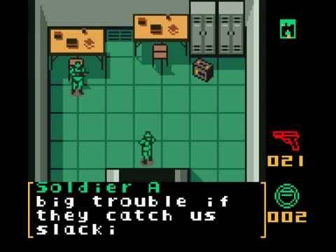 Metal Gear Solid GBC (Gameboy Color) – Walkthrough – Stage 2 with commentary